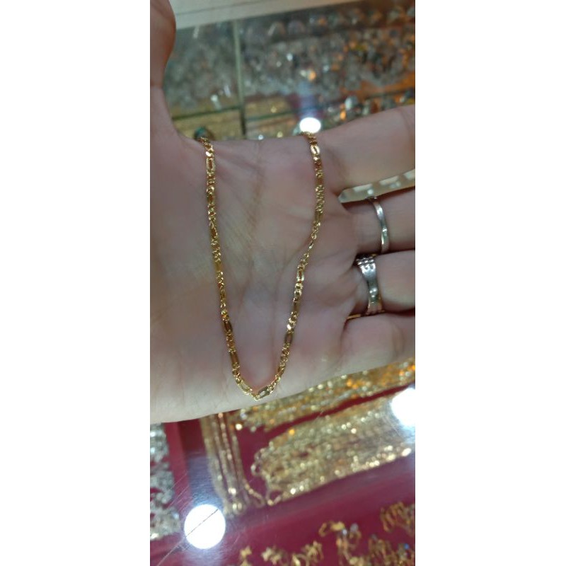 kalung pipih rantai berat 4 gram