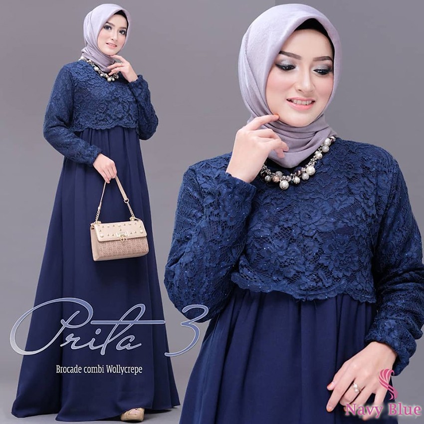 Humaira Dress | Gamis Brukat | Brokat Dress Muslim