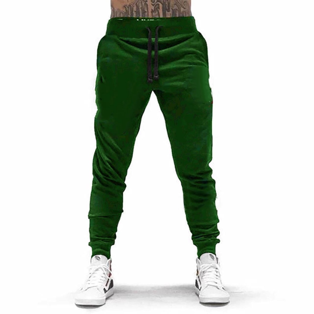 CELANA PANJANG JOGGER POLOS UNISEX BAHAN FLEECE TEBAL / KUALITAS BAGUS / JOGGER PRINTING