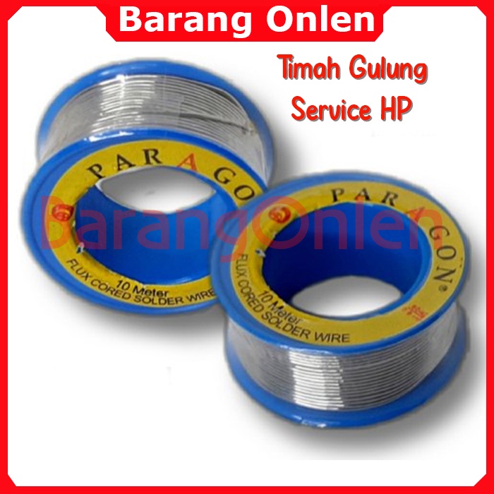 

Timah Solder Gulung Paragon 10 Meter 20 gram /roll ASLI 100%