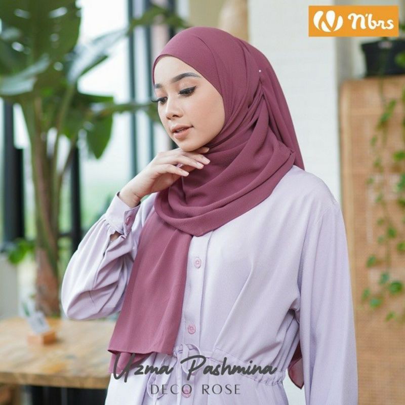 PASHMINA UZMA NIBRAS HIJAB | PASHMINA BAHAN SANNA NIBRAS HIJAB | PASHMINA UZMA | KERUDUNG UZMA