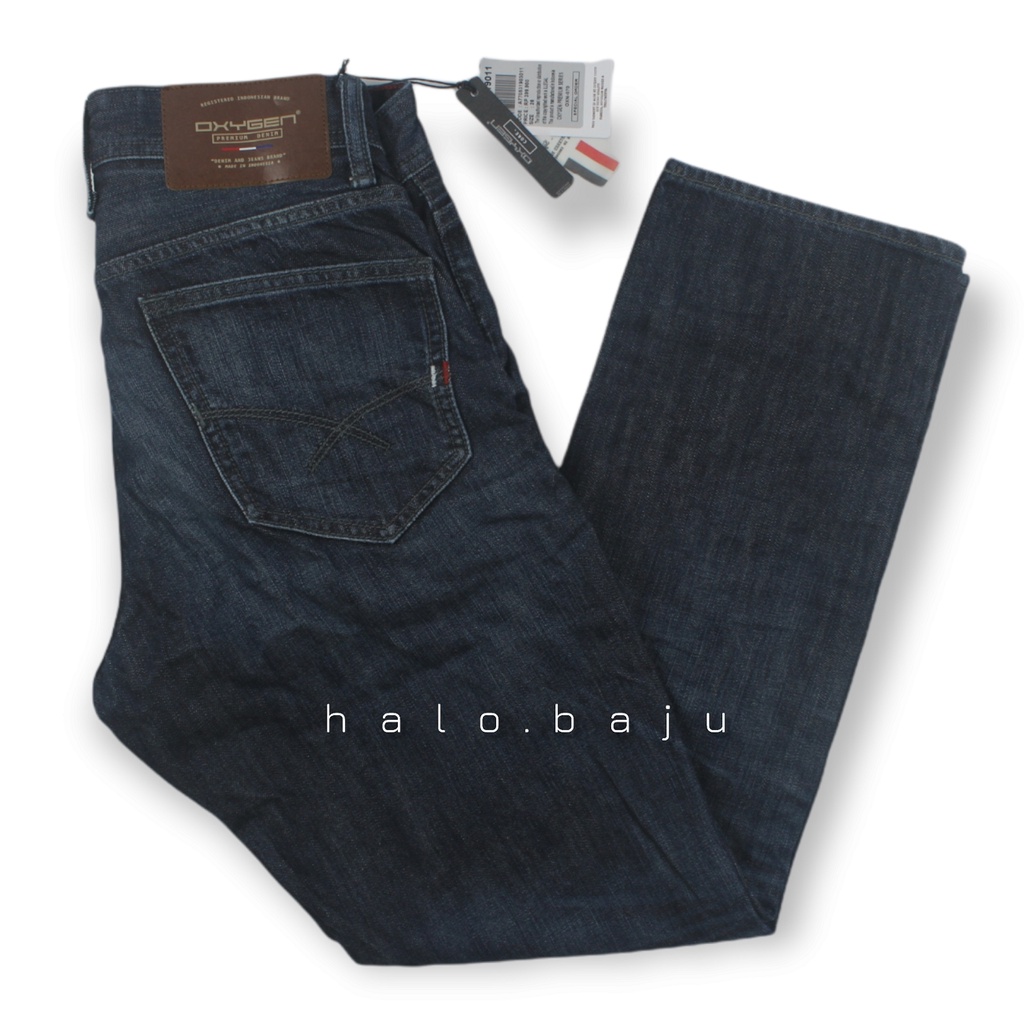 OXYGEN DENIM (705-319011) Celana Jeans Pria Straight Cut - Celana Oxygen Standar - Core Jeans Oxygen