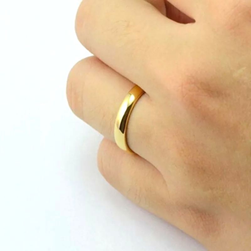 Cincin nikah titanium tunangan-pasangan-sahabat-couple anti luntur