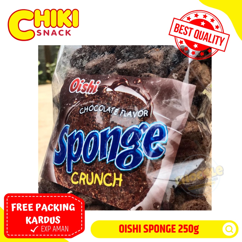 

PROMO 1.1 OISHI SPONGE COKLAT 250G || PUSAT GROSIR SNACK DAN COKLAT KILOAN || CEMILAN INDOFOOD II LEBARAN 2024