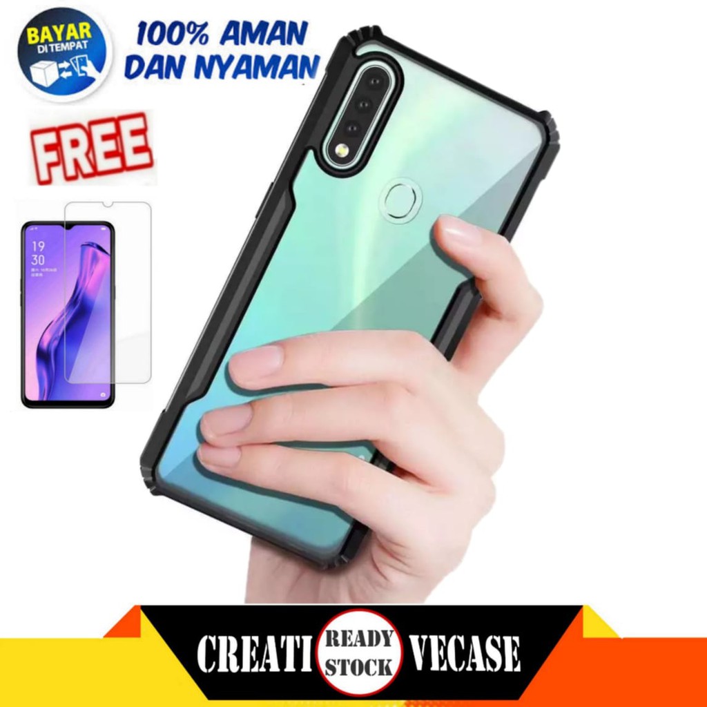 HardCase Oppo A31 / A8 Free Tempered Glass