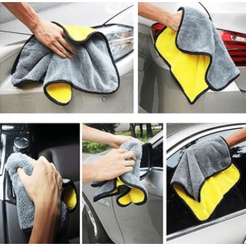 JT - Kain Lap Microfiber Serbaguna 25x25cm Kain Lap Mobil Motor 2 Sisi Multifungsi 25x25 cm