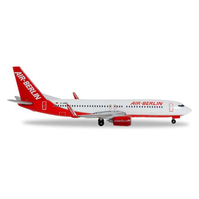 Gilaa Herpa Air Berlin Boeing 737-800 "Interim Livery" - H527224 Diskon