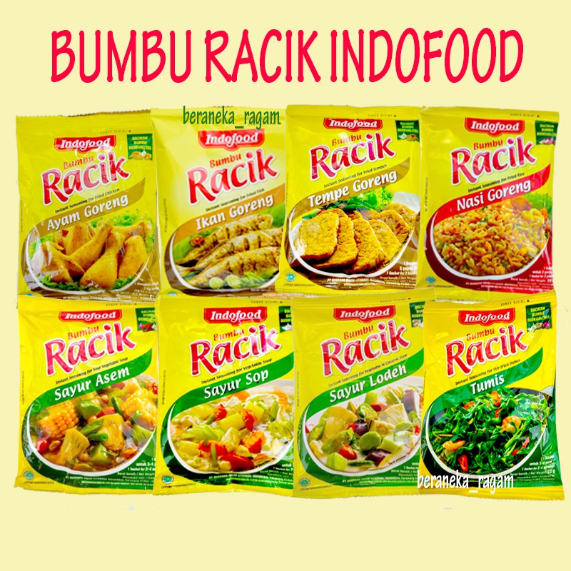 Jual Bumbu Instan Racik Indofood Bumbu Seasoning Penyedap Rasa Dengan