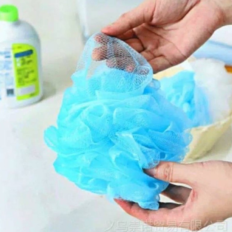 BAJ Spon Mandi BATH SPONGE RAINBOW - TERMURAH SPONS JARING PENGHILANG DAKI - PM002