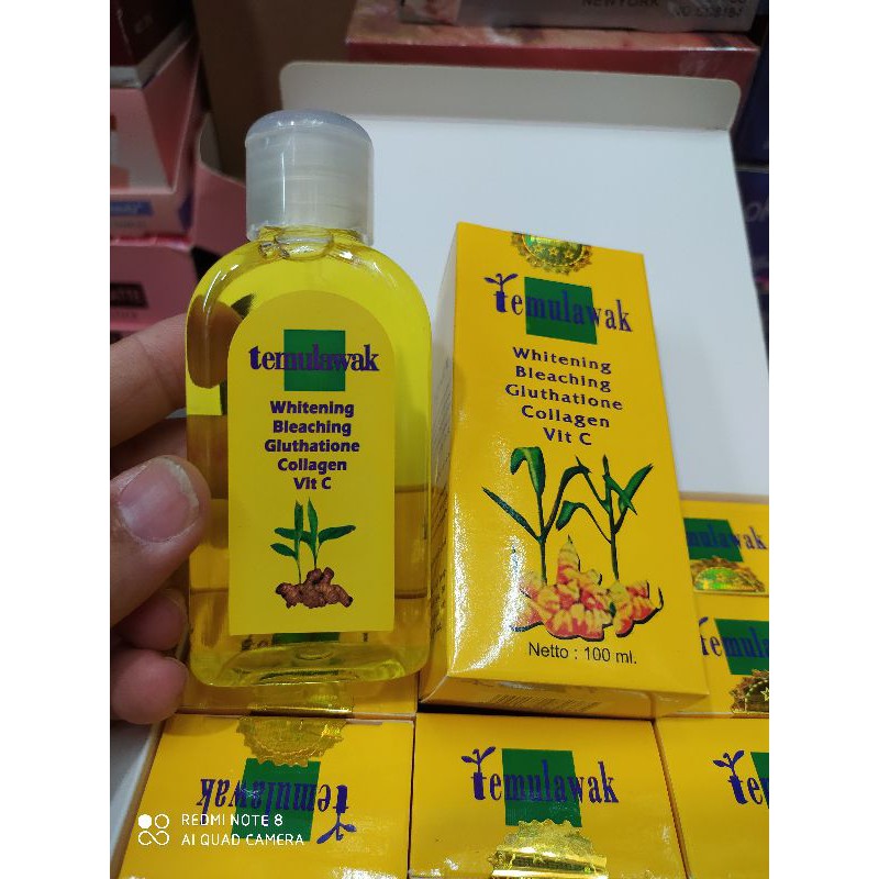 

Toner Temulawak holo emas original