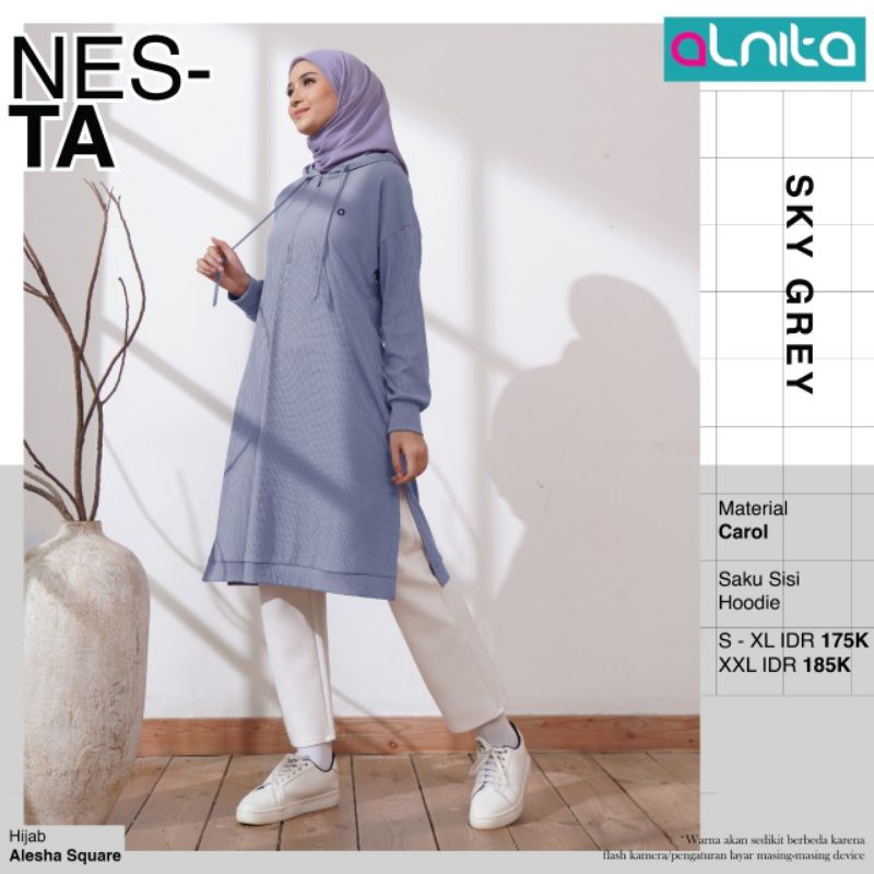 ALNITA HOODIE NESTA ALNITA ATASAN TUNIK NESTA