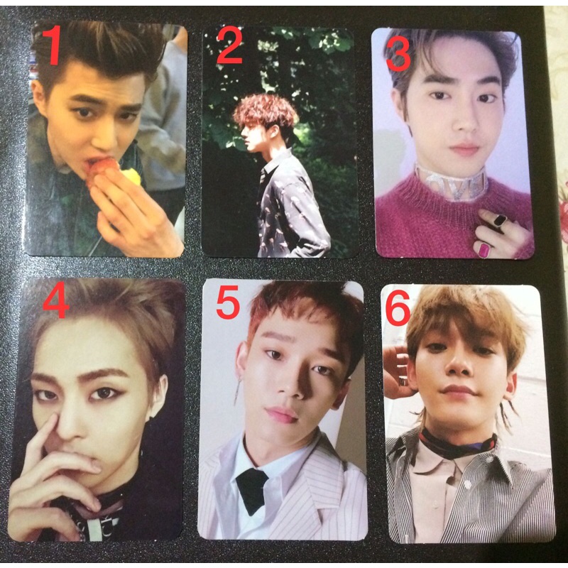 Photocard(PC) EXO, NCT, WAYV, Super Junior(suju) Lucas Siwon Suho Xiumin Chen Baekhyun Ar Bambi