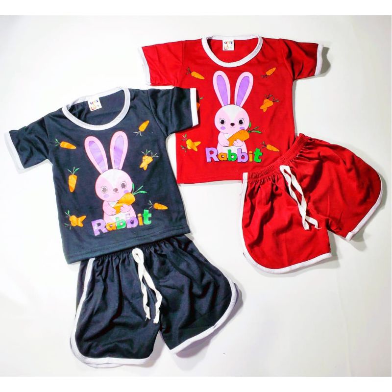 baju anak karakter kartun KELINCI RABBIT