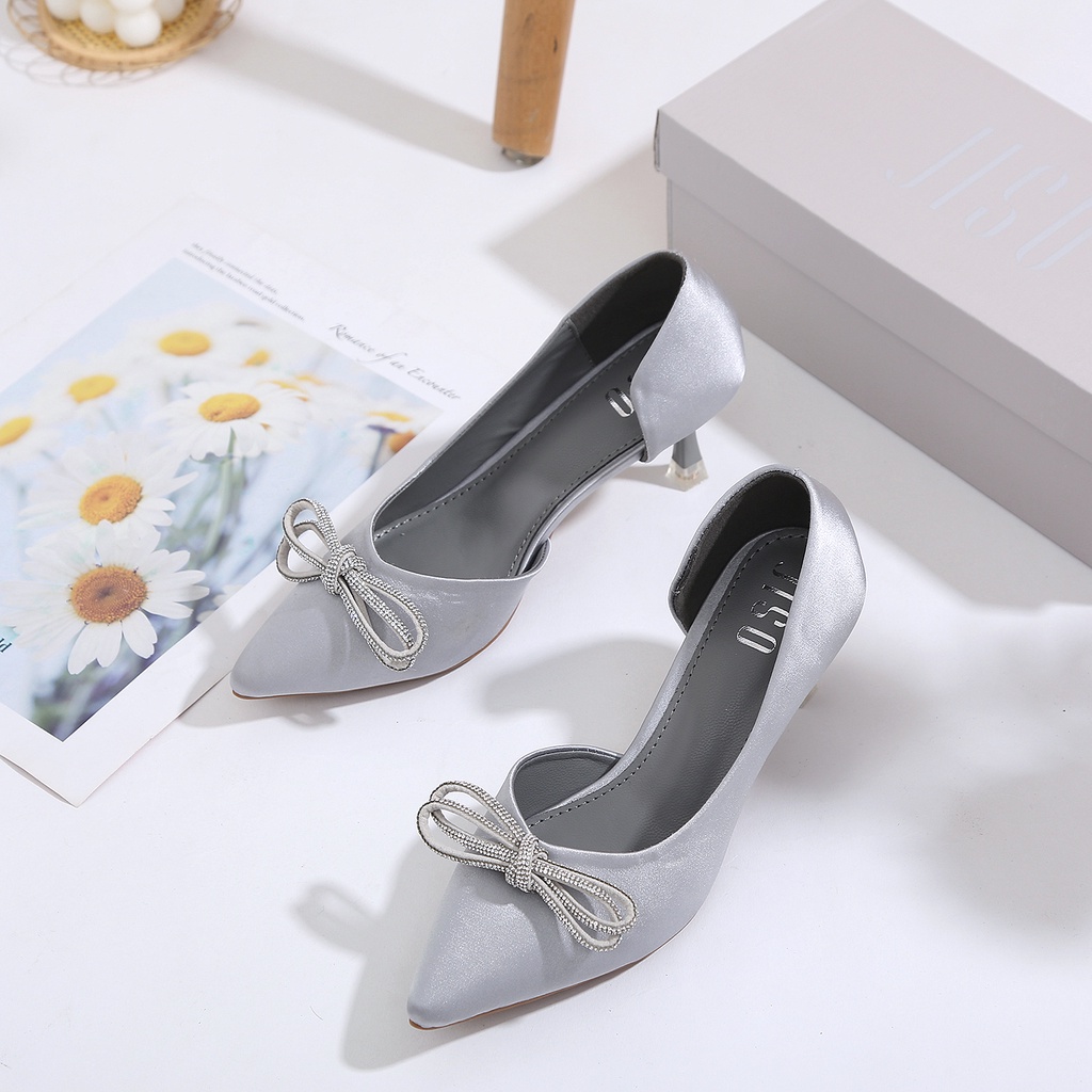 JISO RYONA SANDRA-35 Sepatu Pesta Wanita High Heels 7cm Import Premium