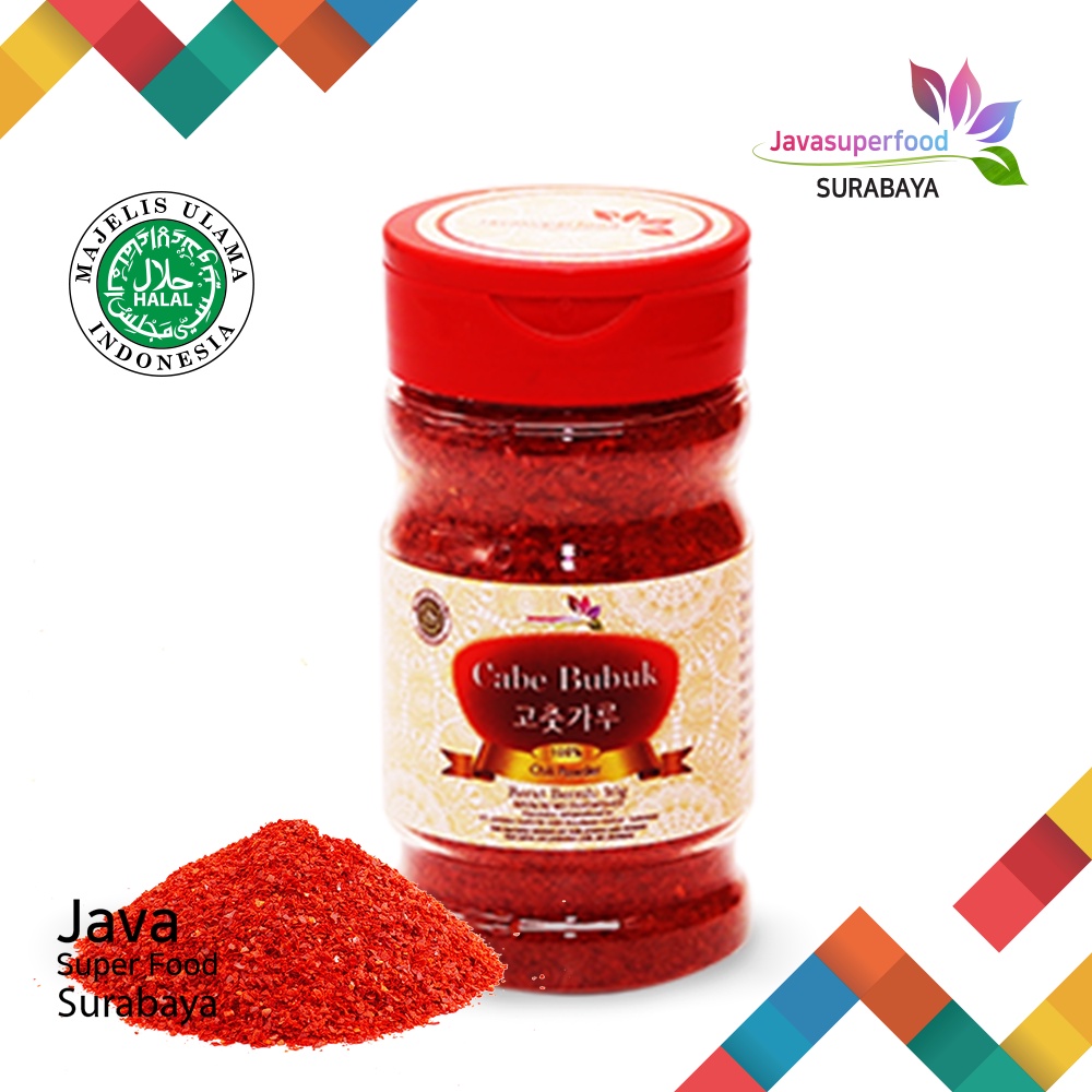 

BUBUK CABE KASAR / CHILI POWDER KOREA BOTOL 50 GRAM