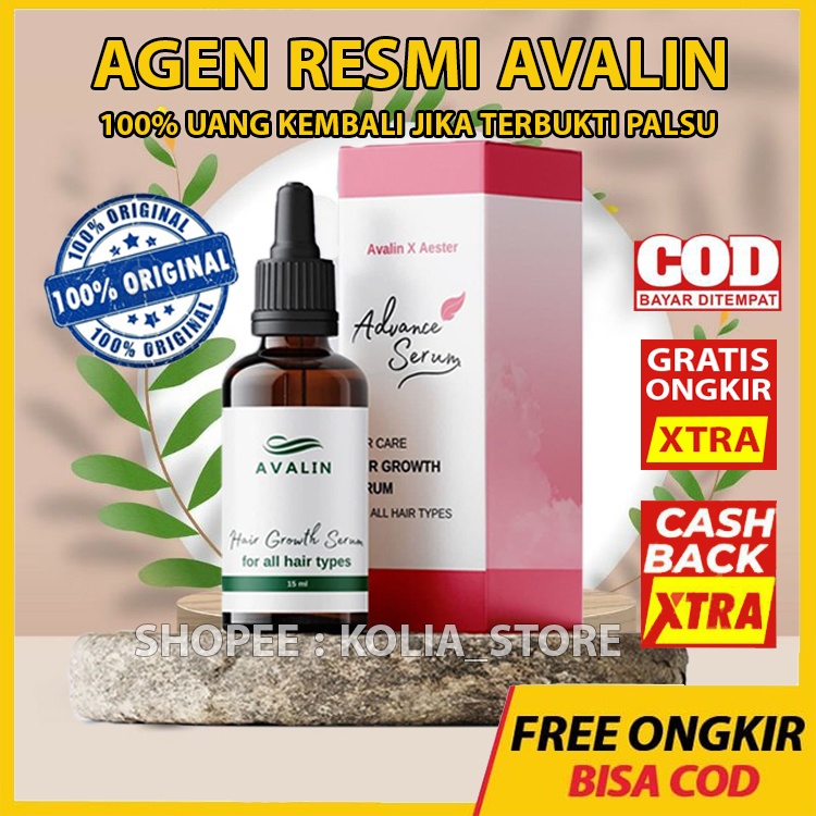 AVALIN SERUM PENUMBUH RAMBUT AVALIN BOOSTER HAIR GROWTH OIL PENYUBUR RAMBUT FREE GIFT ORIGINAL BPOM