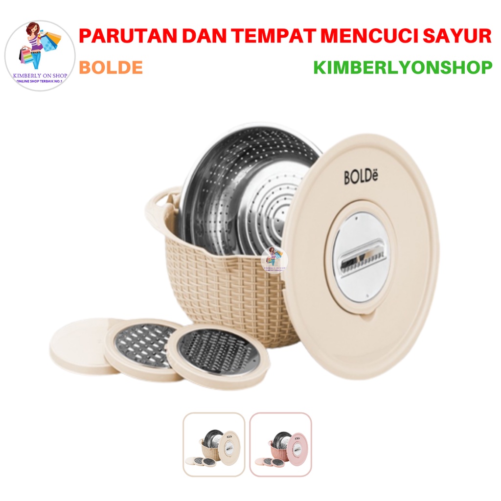 Max Grater Combo 2 In 1 Parutan Dan Tempat Mencuci Sayur Buah Bolde