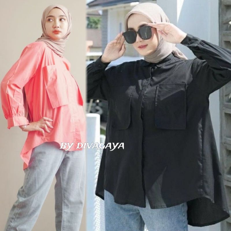 CIKITA BLOUSE TERBARU//KANCING AKTIF