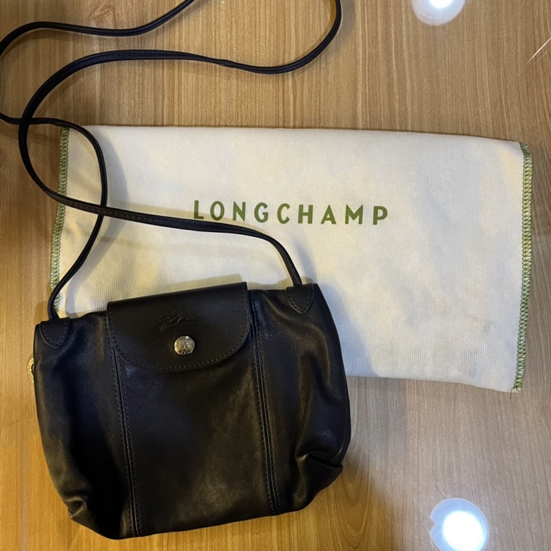 [PRELOVED] LONGCHAMP Cuir Crossbody Navy