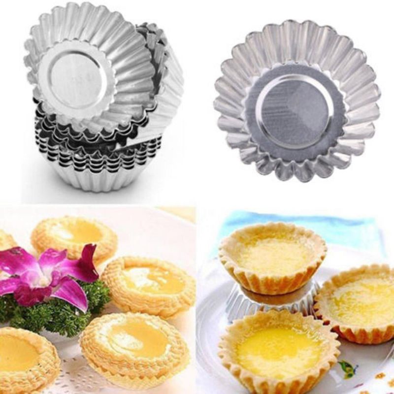 Loyang Mini Pie isi 20pcs / Cetakan Pie Mini Aluminium / Cetakan Kue Pie Lokal