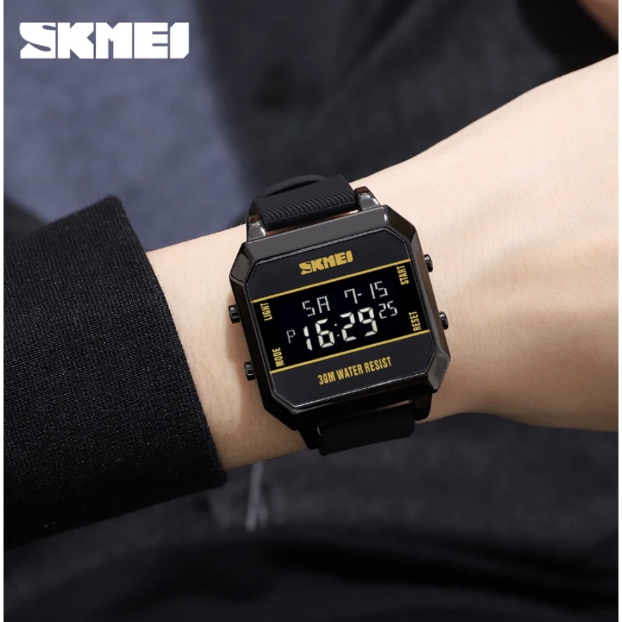 Jam Tangan Pria SKMEI 1848 Digital Rubber strap water resist original 5 atm