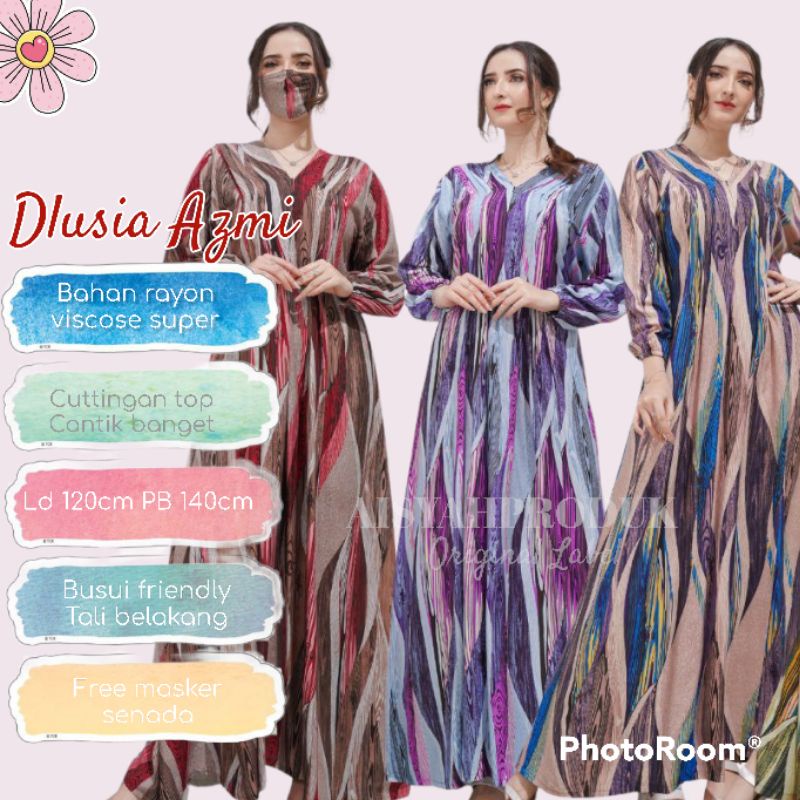 aisyahproduk | Daster arab Dlusia Azmi vol 4 Jumbo | Homedress cantik