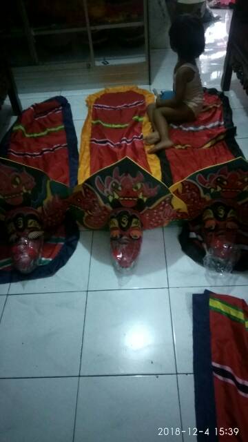 Barongan Kuda lumping murah barongan spon anak barongan devil