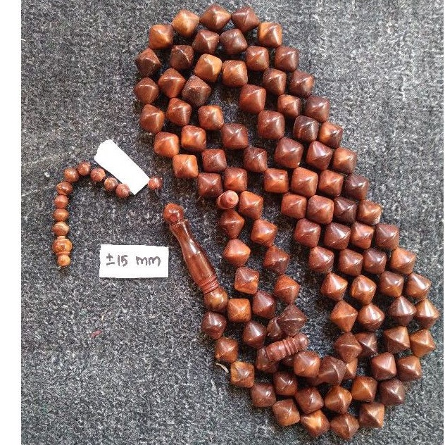 tasbih kokka wajik ± 15 mm ( 15mm ) (JUMBO) 99 butir