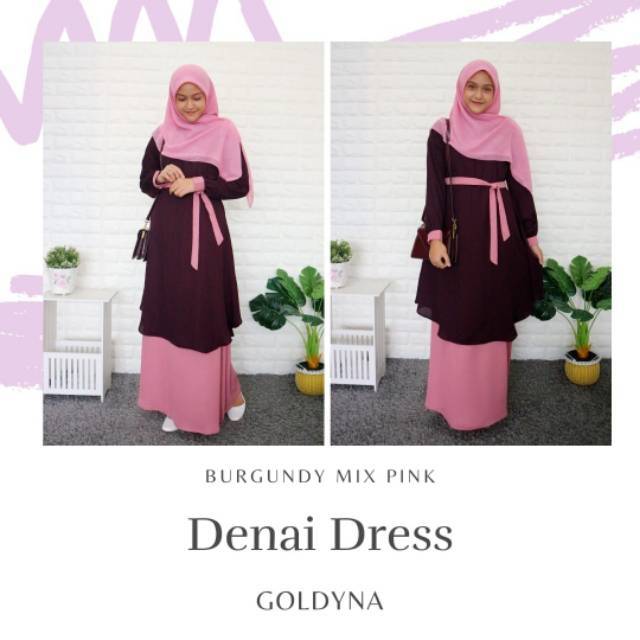 Gamis saja denai original Goldyna
