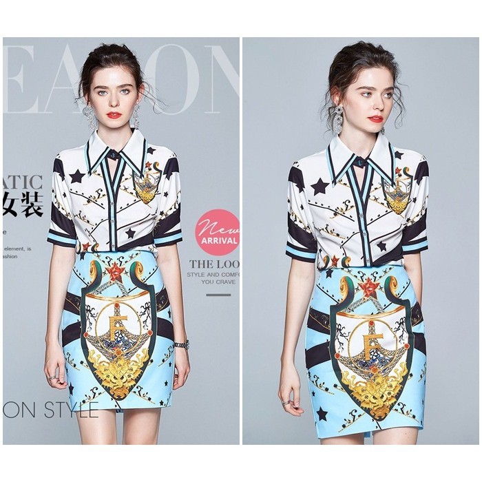 [baju wanita korea]  Retro Mini Dress Pesta Kerja Bodycon Span Wanita Korea Import