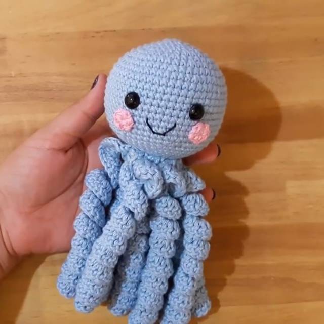 Amigurumi Boneka Rajut Gurita