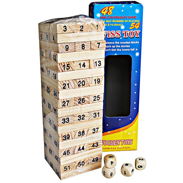 Mainan Anak BALOK KAYU UNO WOODEN BESAR 22 CM - MAINAN EDUKASI EDUKATIF ANAK