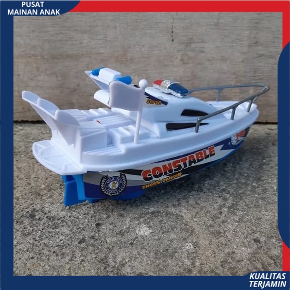 Mainan Kapal Laut Fery  speed boat Air Racing Boat mini Pakai Baterai SNI