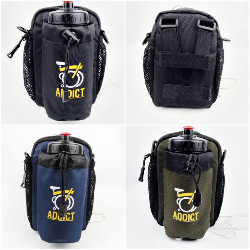 tas sepeda handlebar multifungsi , tas tempat botol minum