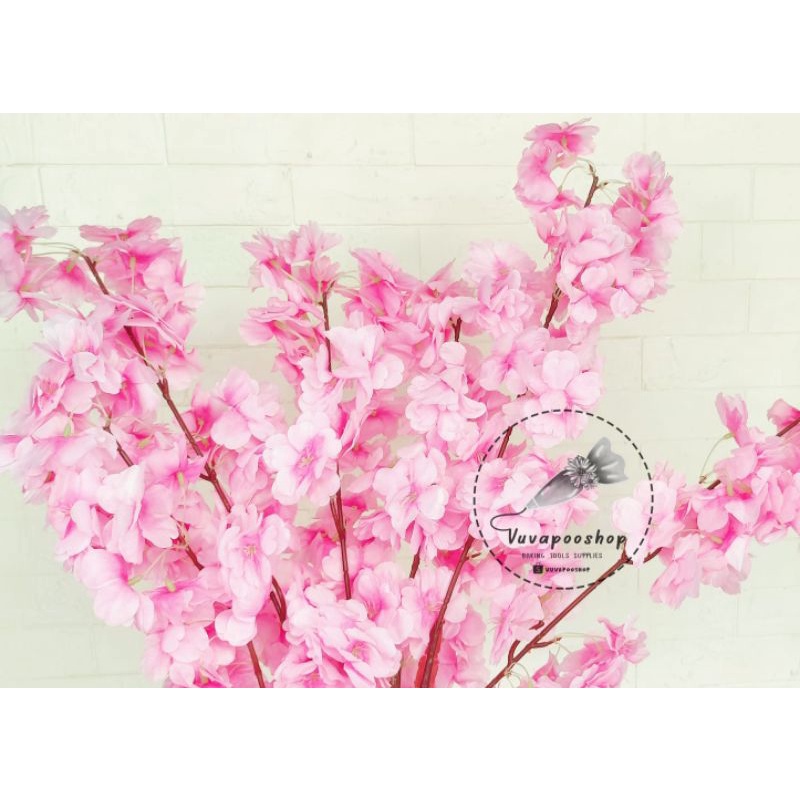 Bunga Sakura Palsu / Bunga Palsu / Bunga Artificial / Dekorasi Foto / Property Foto