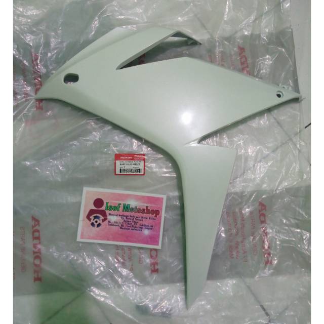 Cowl L middle cbr 150r Facelift,sayap Fairing cbr 150r Facelift kiri putih