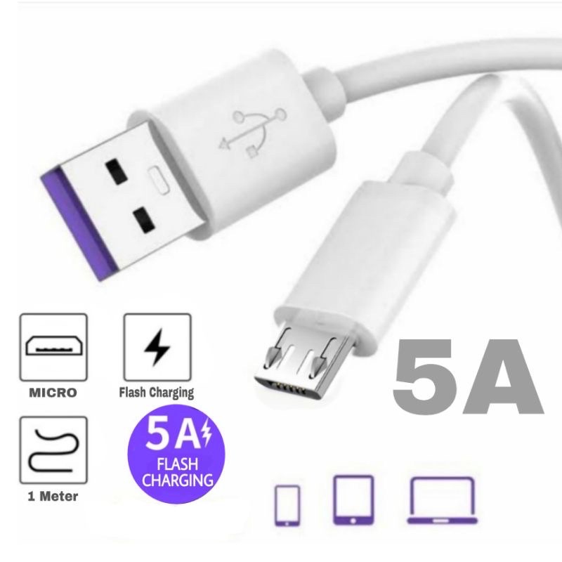 Kabel data 5A Micro USB Fast Charging Original