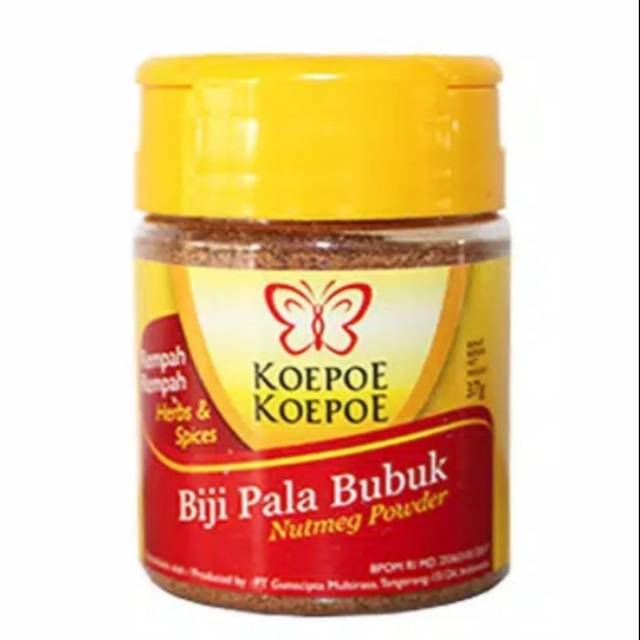 Biji Pala Bubuk Botol 37 Gram / Biji pala bubuk nutmeg powder 37 gr botol koepoe koepoe