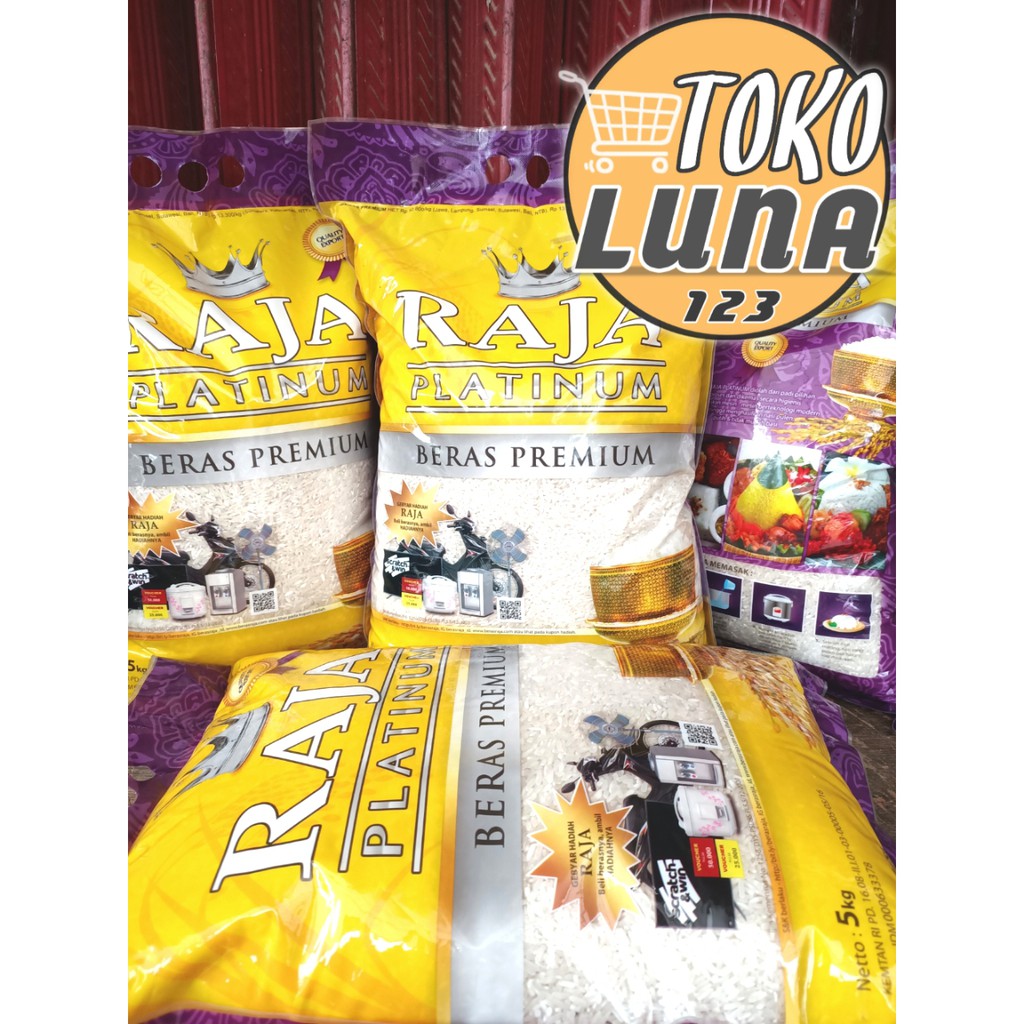 

BERAS RAJA PLATINUM 5kg BERAS PREMIUM
