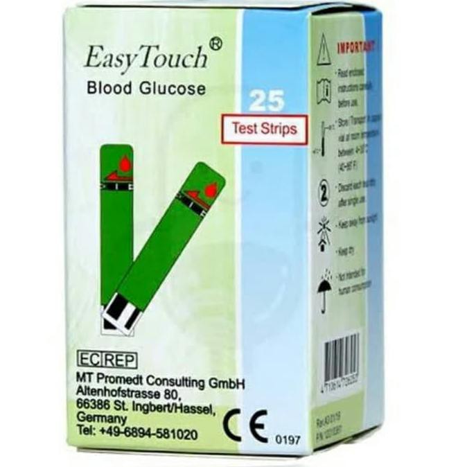 [[BISA COD]] strip gula darah easy touch isi 25strips SALE Kode 22