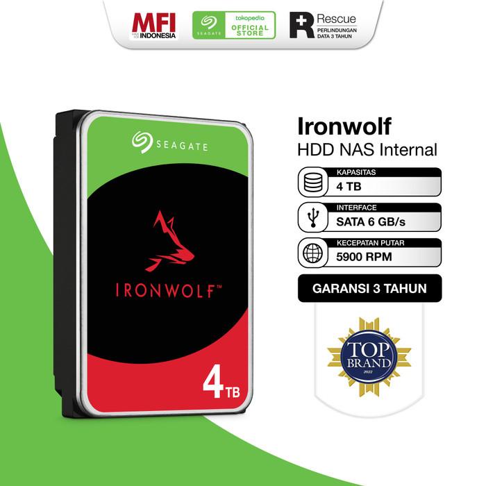 Harddisk | Seagate Ironwolf Harddisk Nas 4Tb Sata