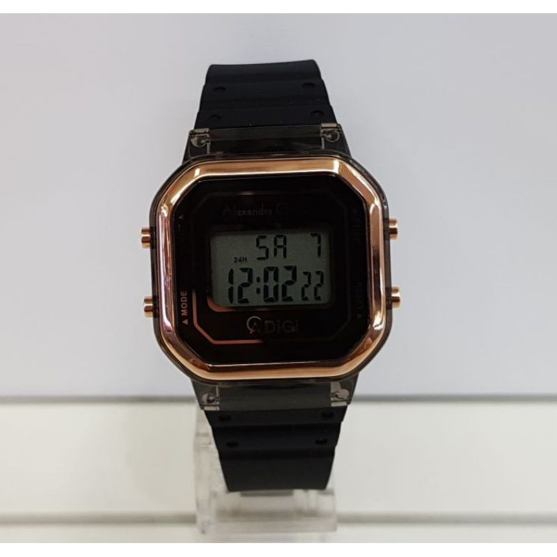 Jam Tangan Alexandre Christie AC9331 LH Blk / Rose Gld