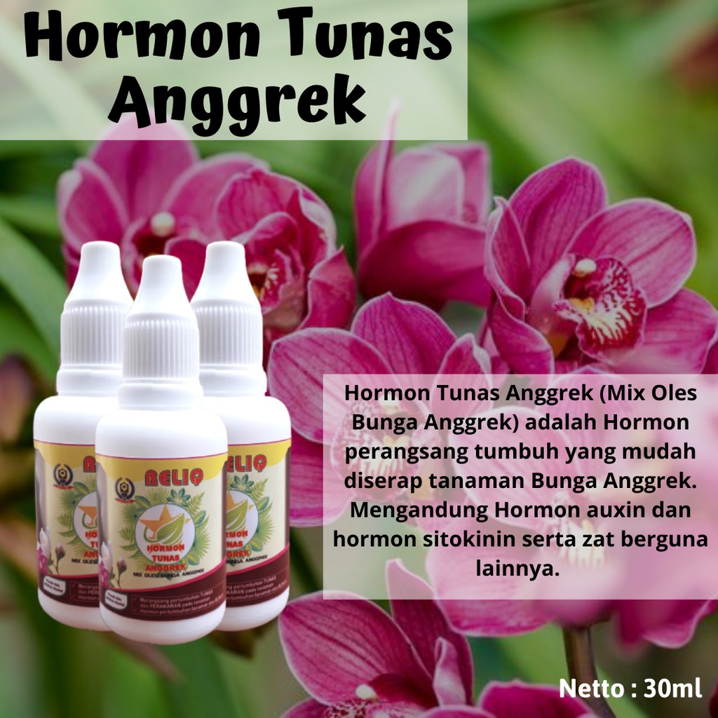 Hormon Tunas Anggrek, BISA COD Hormon Perangsang Pertumbuhan Tunas dan Perakaran Tanaman dan Bunga