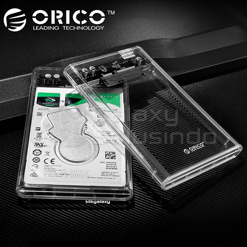 ORICO 2139C3 2.5 inch Type-C Transparent Hard Drive Enclosure