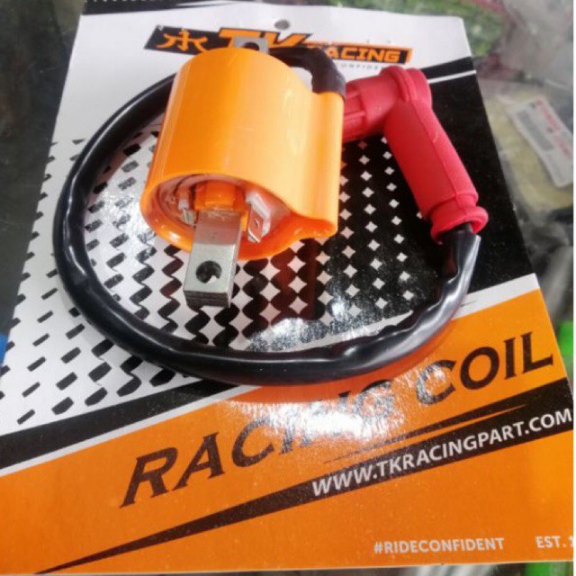 Koil Coil PENGAPIAN TK Racing Japan Original + Cangklong Tutup Busi Universal UNTUK Motor Karbu