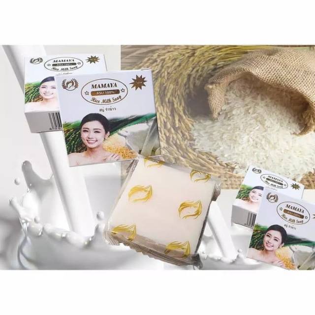 ⭐BAGUS⭐ SABUN BERAS / PEPAYA  MAMAYA BPOM / MAMAYA RICE MILK SOAP