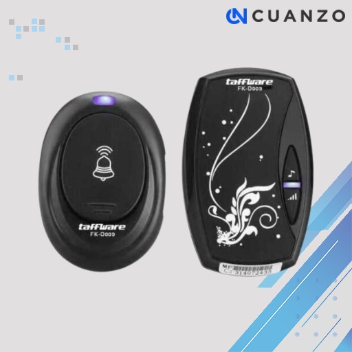 Alarm Pintu Wireless Waterproof dengan EU Plug / Bel Rumah Wireless Waterproof Double Receiver Jarak Paling Jauh Kerui / Bel Alarm Pintu Rumah Tanpa Kabel Suara Keras / Bell Rumah Assalamualaikum / Alarm Bell Rumah Wireless Nyaring Murah Original