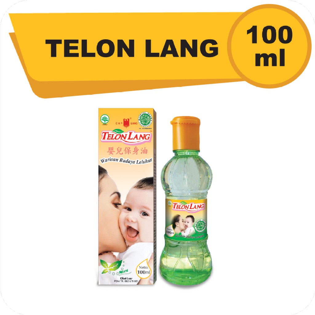 Minyak Telon Cap Lang 100 ml - TelonLang Natural 100ml