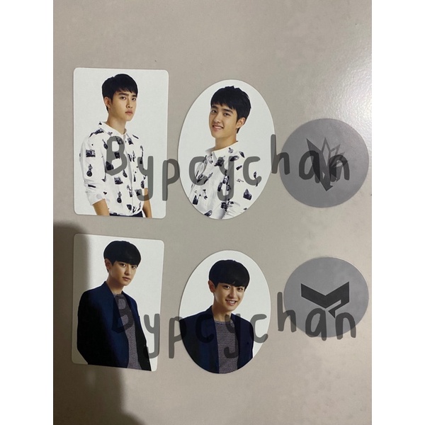 [BACA DESKRIPS] sticker pc photocard set pcy cy park chanyeol official exo exoluxion