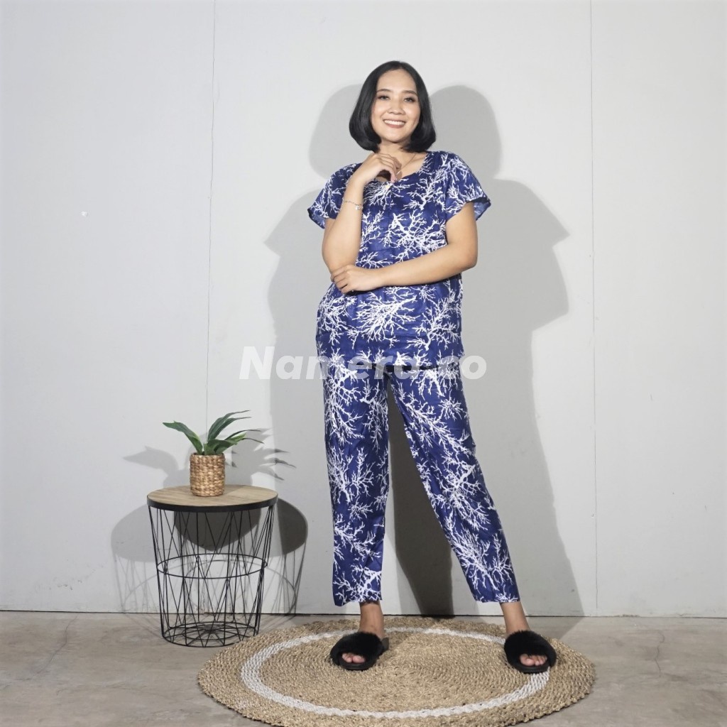 Setelan Baju Tidur Piyama Wanita Set Tie Dye CP Dewasa